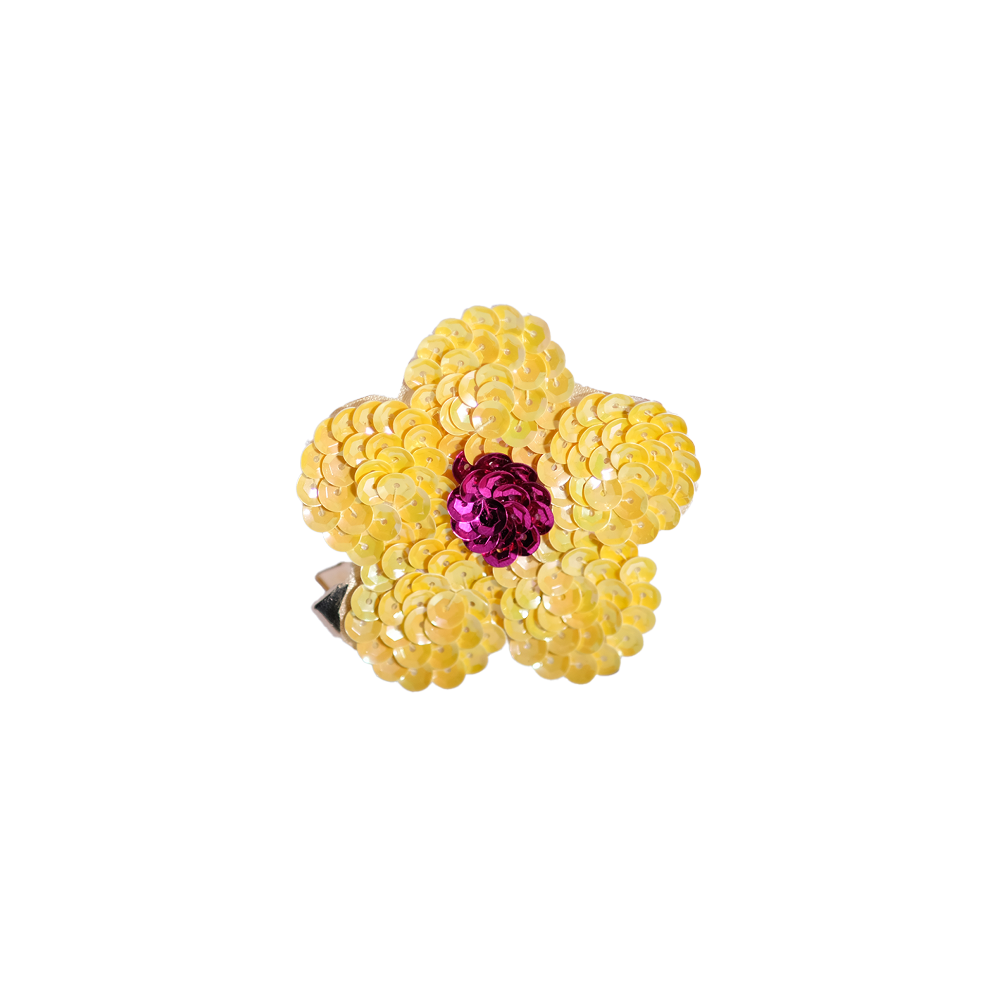 Flower Appliqué Hair Pin